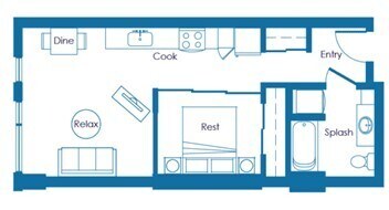 THE RAINIER MFTE 305 floor plan